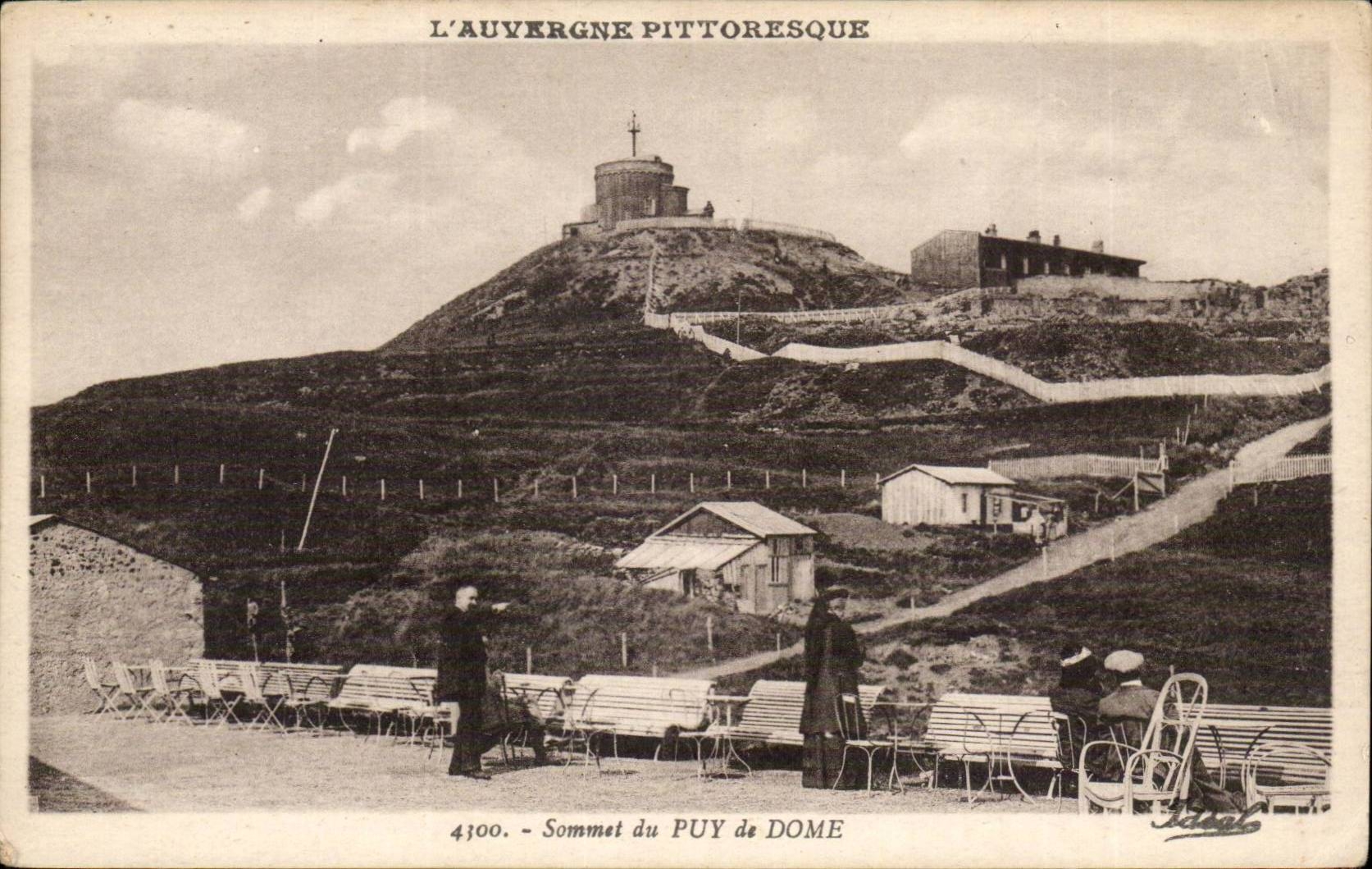 Auvergne - Summit of Puy de Dome - CPA