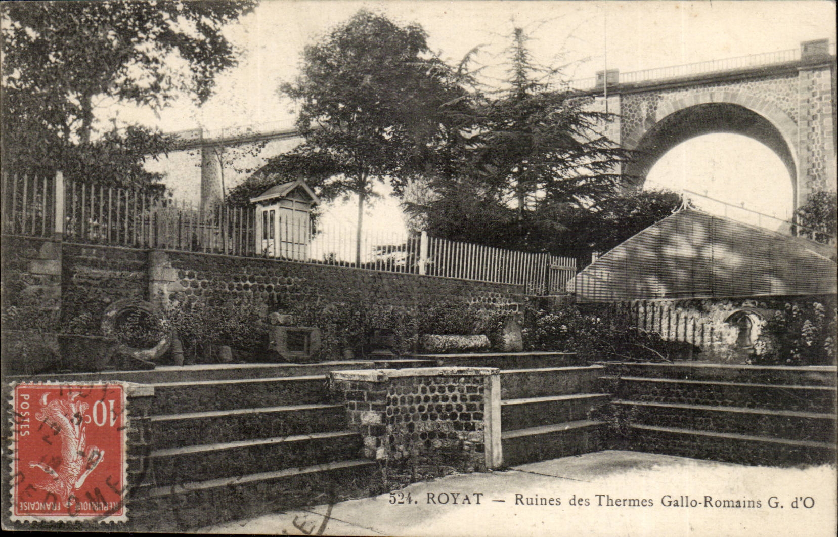 Royat - Ruins of the Thermal baths - Gallo Romans - CPA