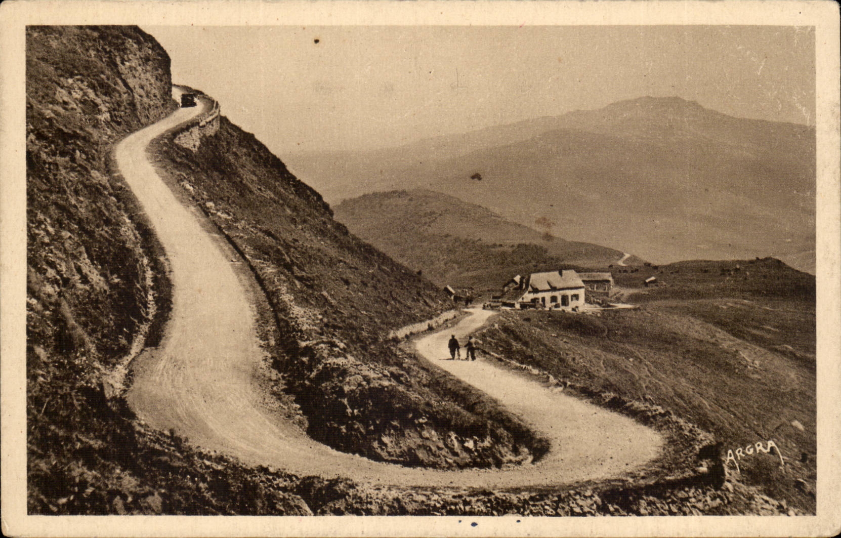 Cantal - Road of Puy Mary - Rise with the No Peyrol CPA