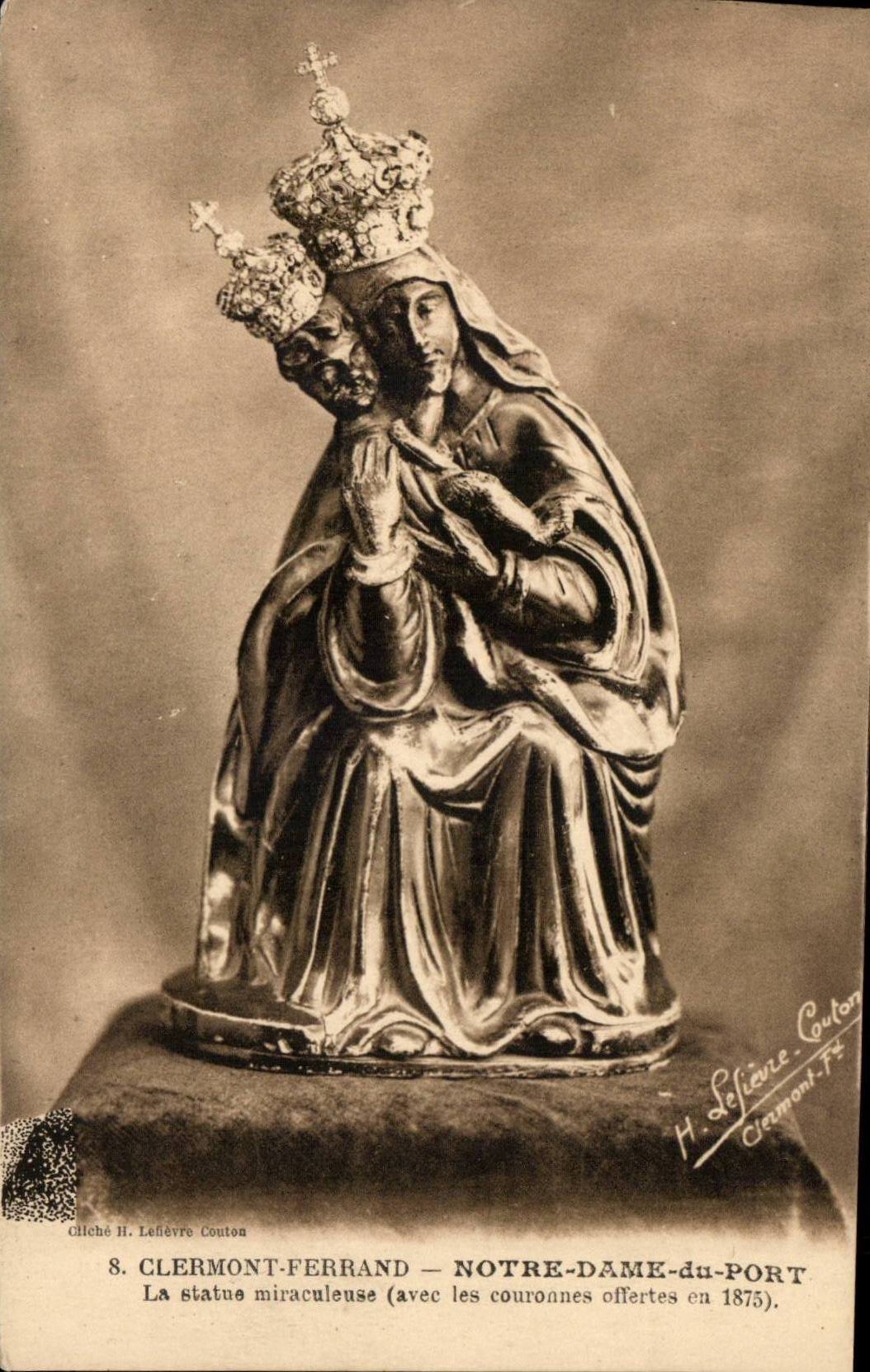 Clermont-ferrand - unsere Dame des Hafens - die Statue wundersames - CPA