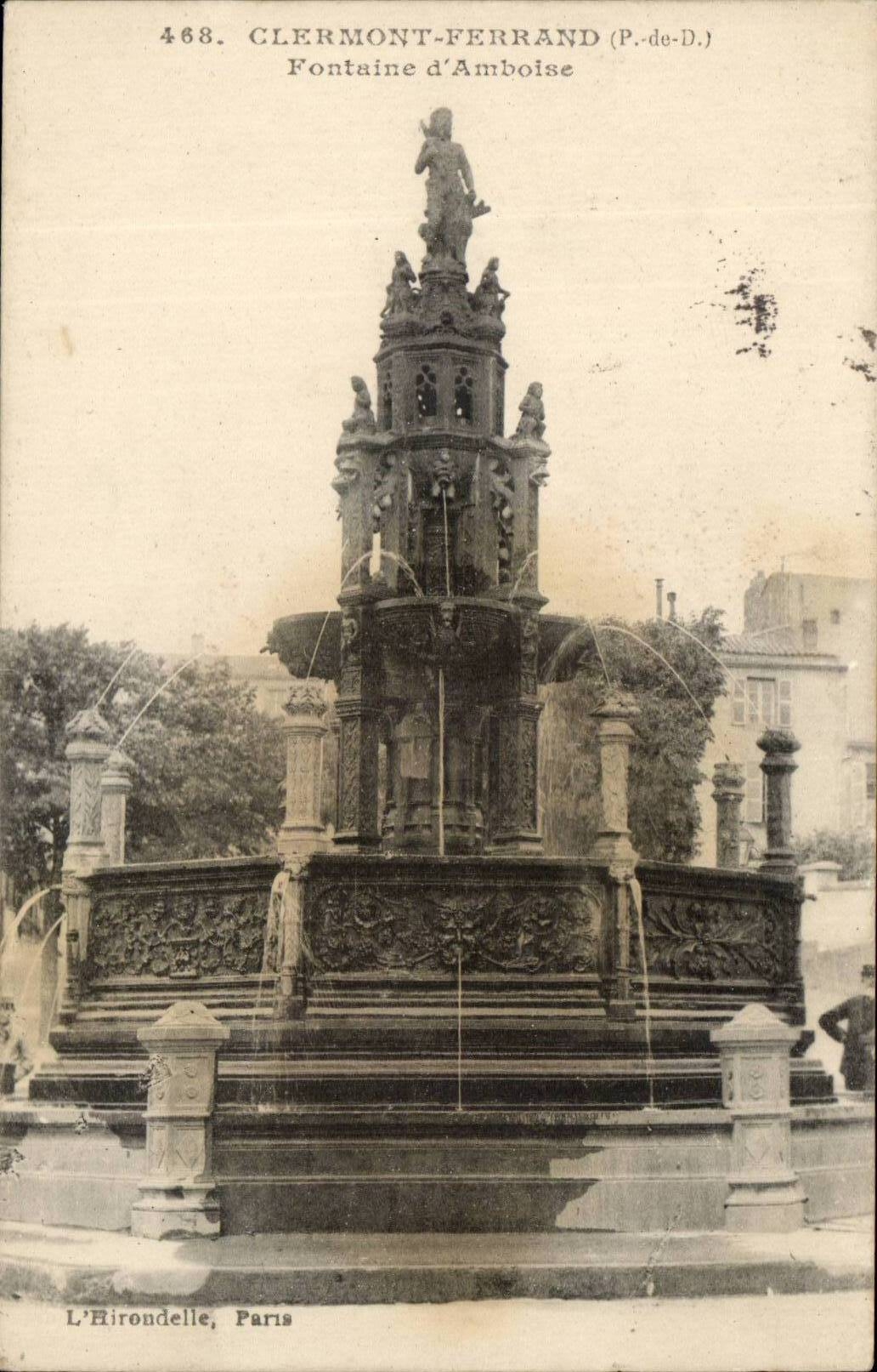 Clermont-ferrand - Brunnen von Amboise - CPA