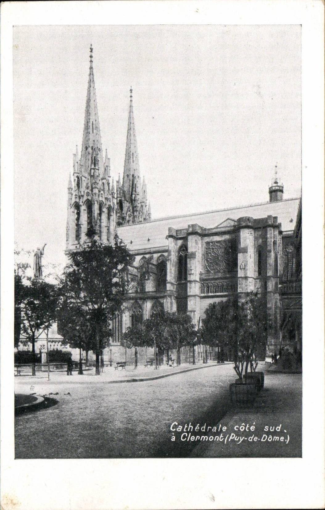 Clermont-ferrand - sudliches Teil der Kathedrale - CPA