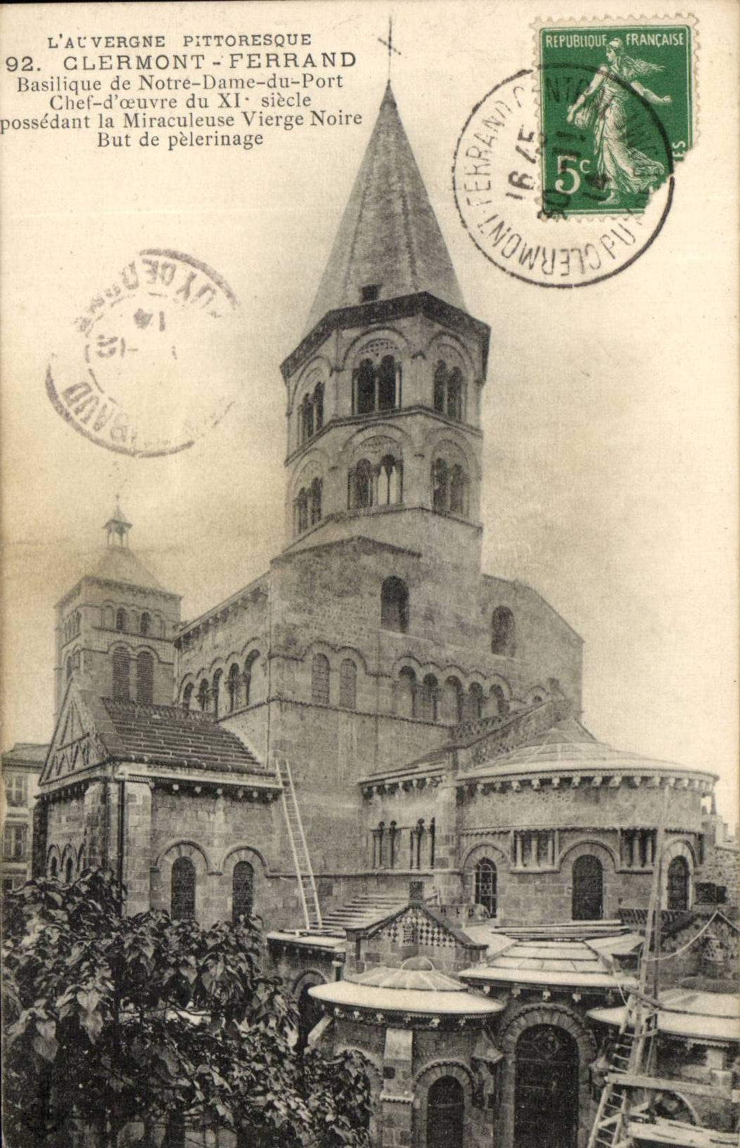 Basilika Clermont-ferrandCPA von Notre Dame des Hafens