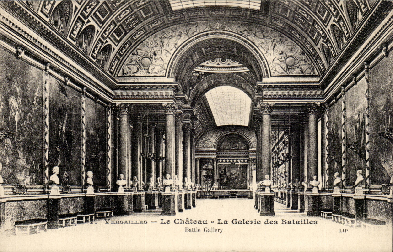 Versailles CPA Castle Gallery of the battles