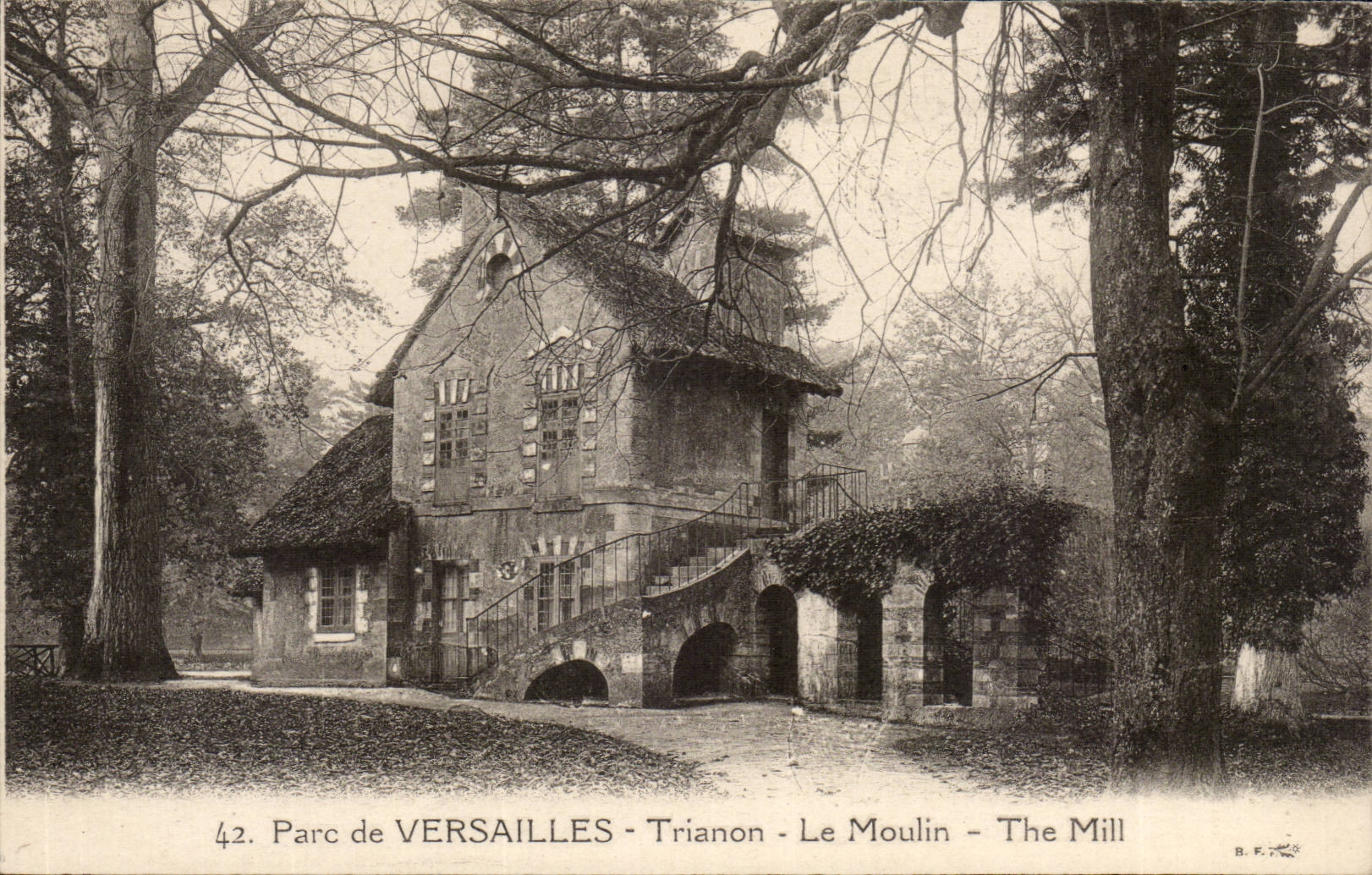 Versailles CPA TRianon Mill Millet