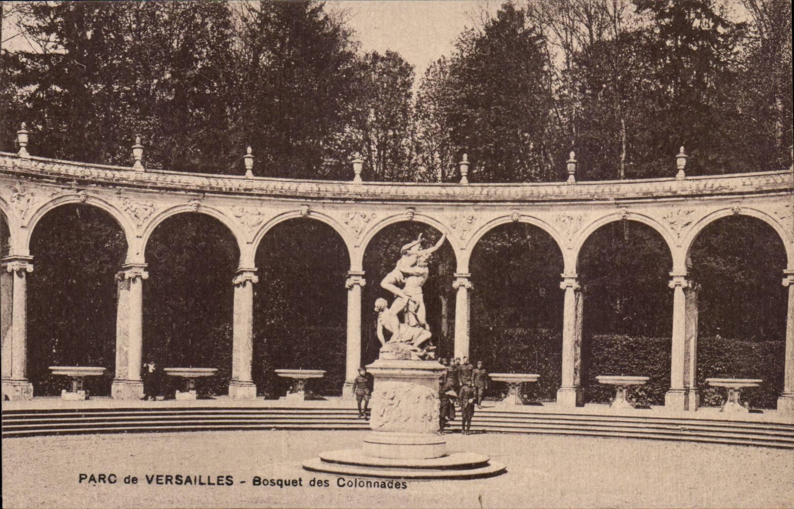 Versailles CPA Thicket of the colonnades