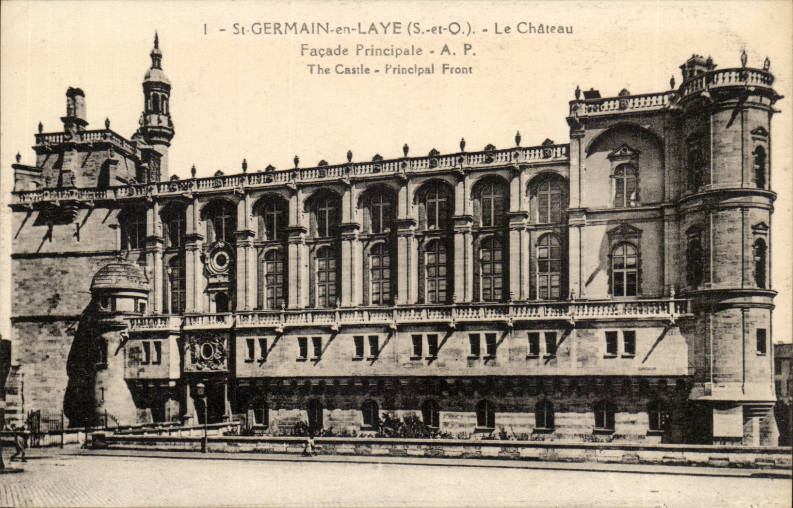 Saint Germain Bush-Hammer CPA in der Schloss-Direktion Front