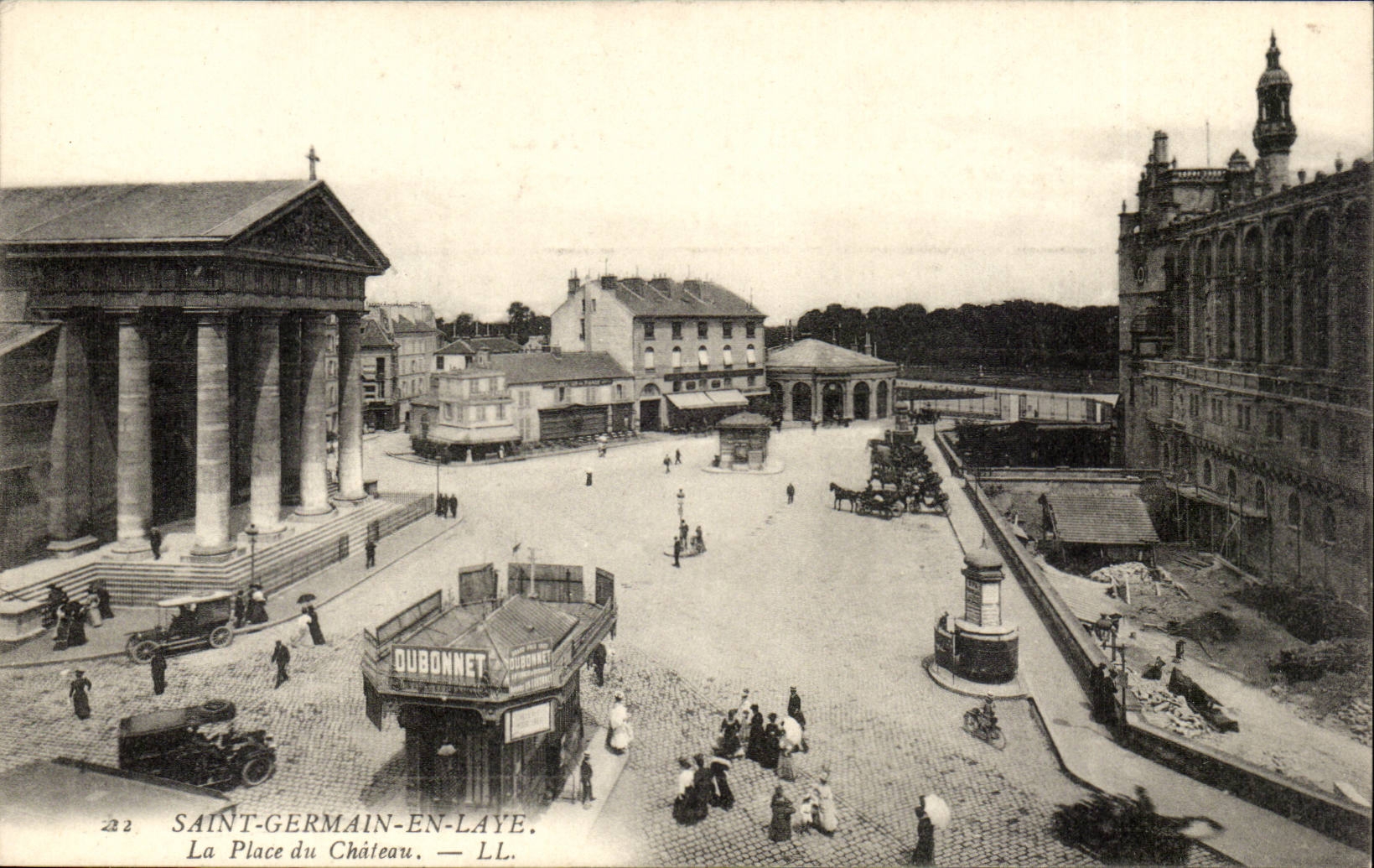 CPA Saint Germain im Bush-Hammer der Ort des Schlosses