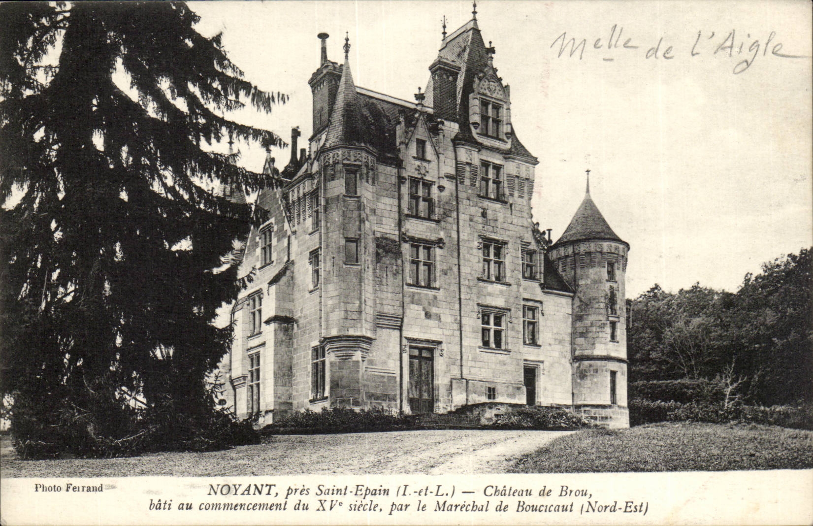 CPA Saint Epain Schloss von BRou nah ertrinken