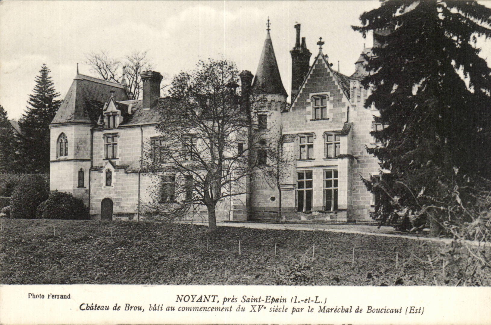 Noyant CPA pres Saint Epain Chateau de Brou