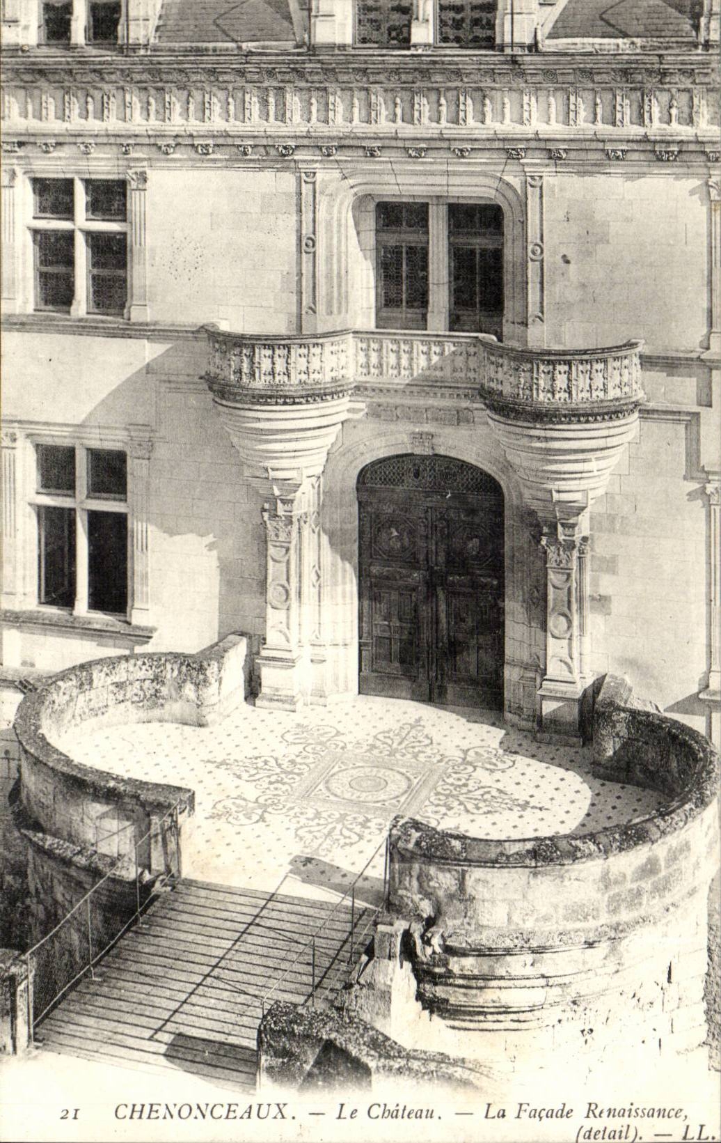 Chenonceaux CPA Le chateau La facade Renaissance