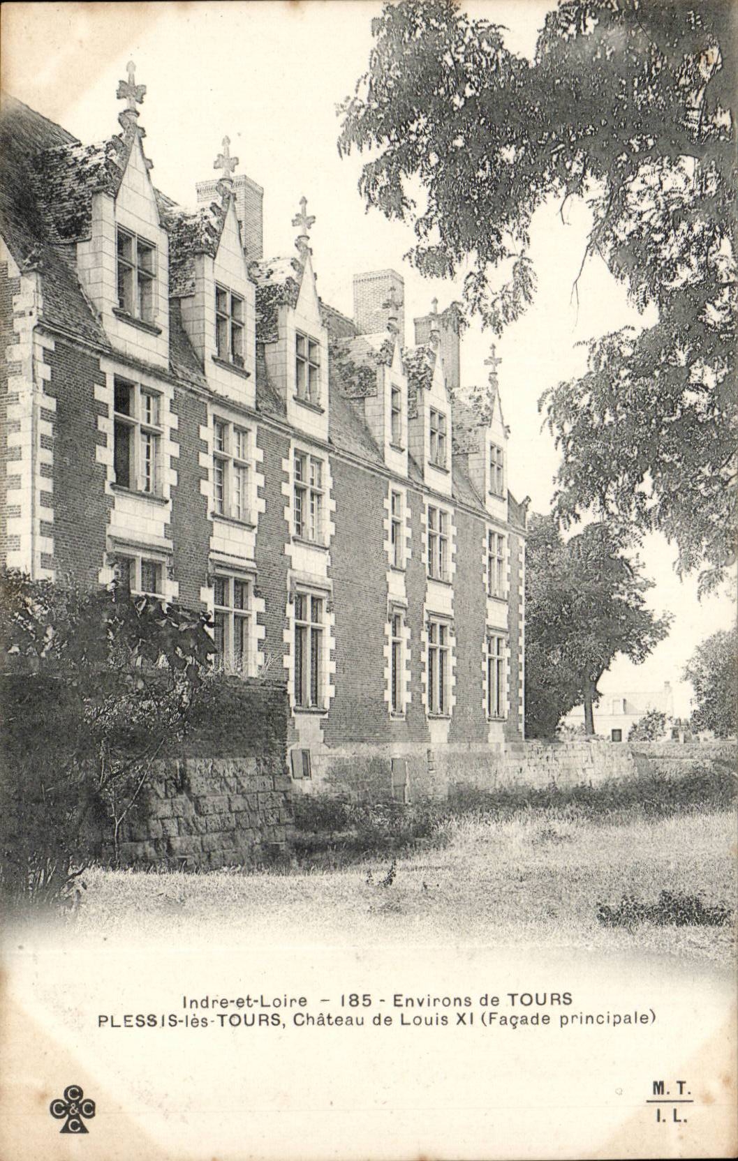 Tours CPA Environs Plessis les Tours Chateau de Louis XI