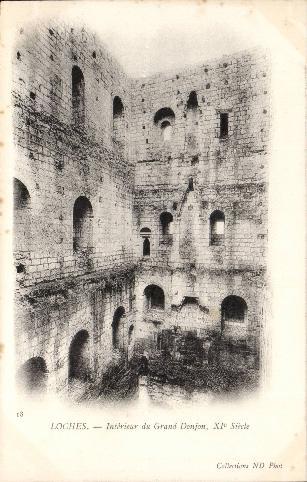 Interior loaches CPA of the large keep 11th
