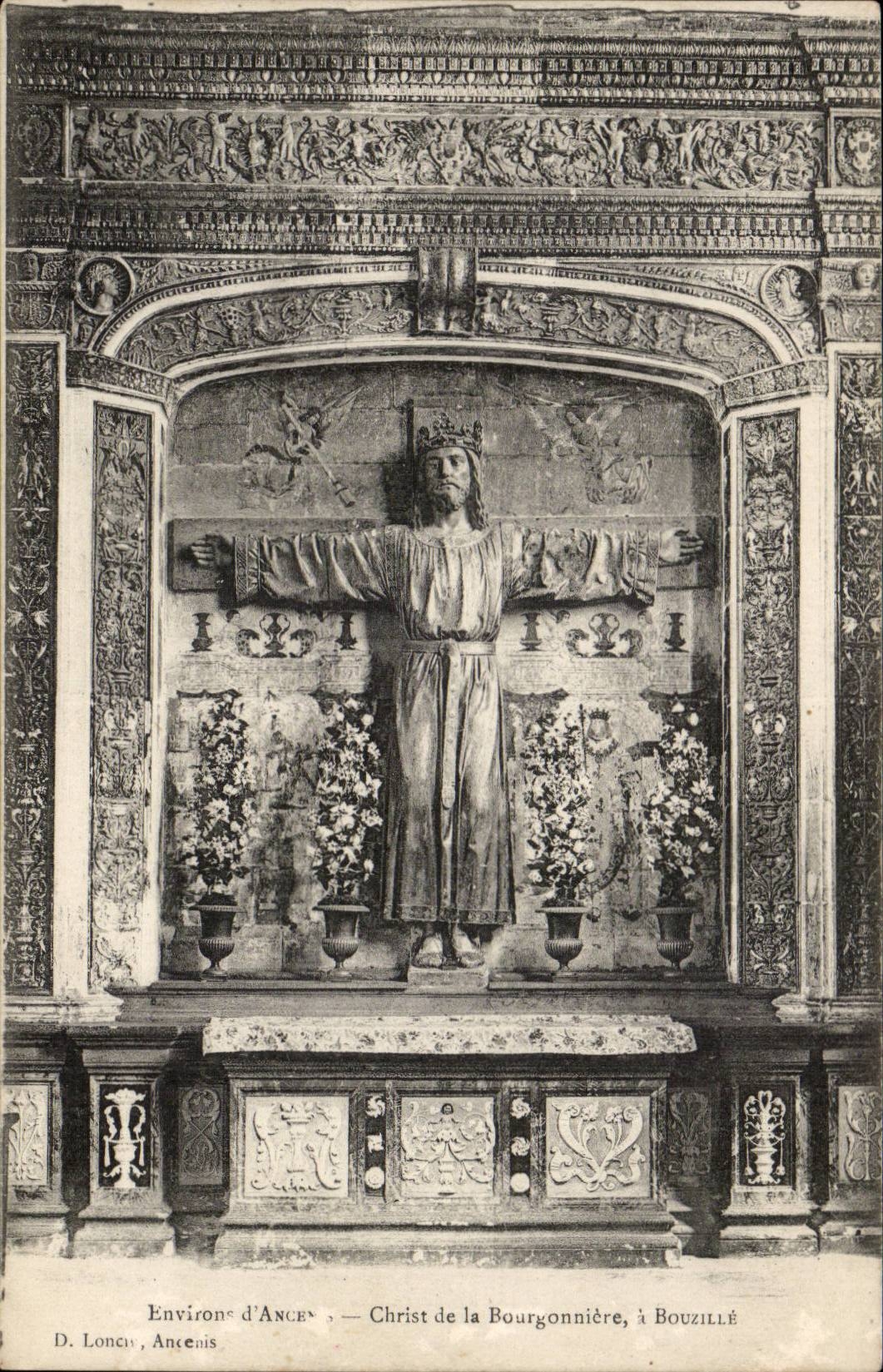 Surroundings of Ancenis CPA Christ of Bourgonniere have Bouzille