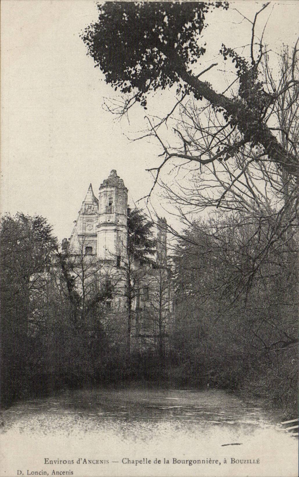 Surroundings of Ancenis CPA Chapelle of Bourgonniere have Bouzille
