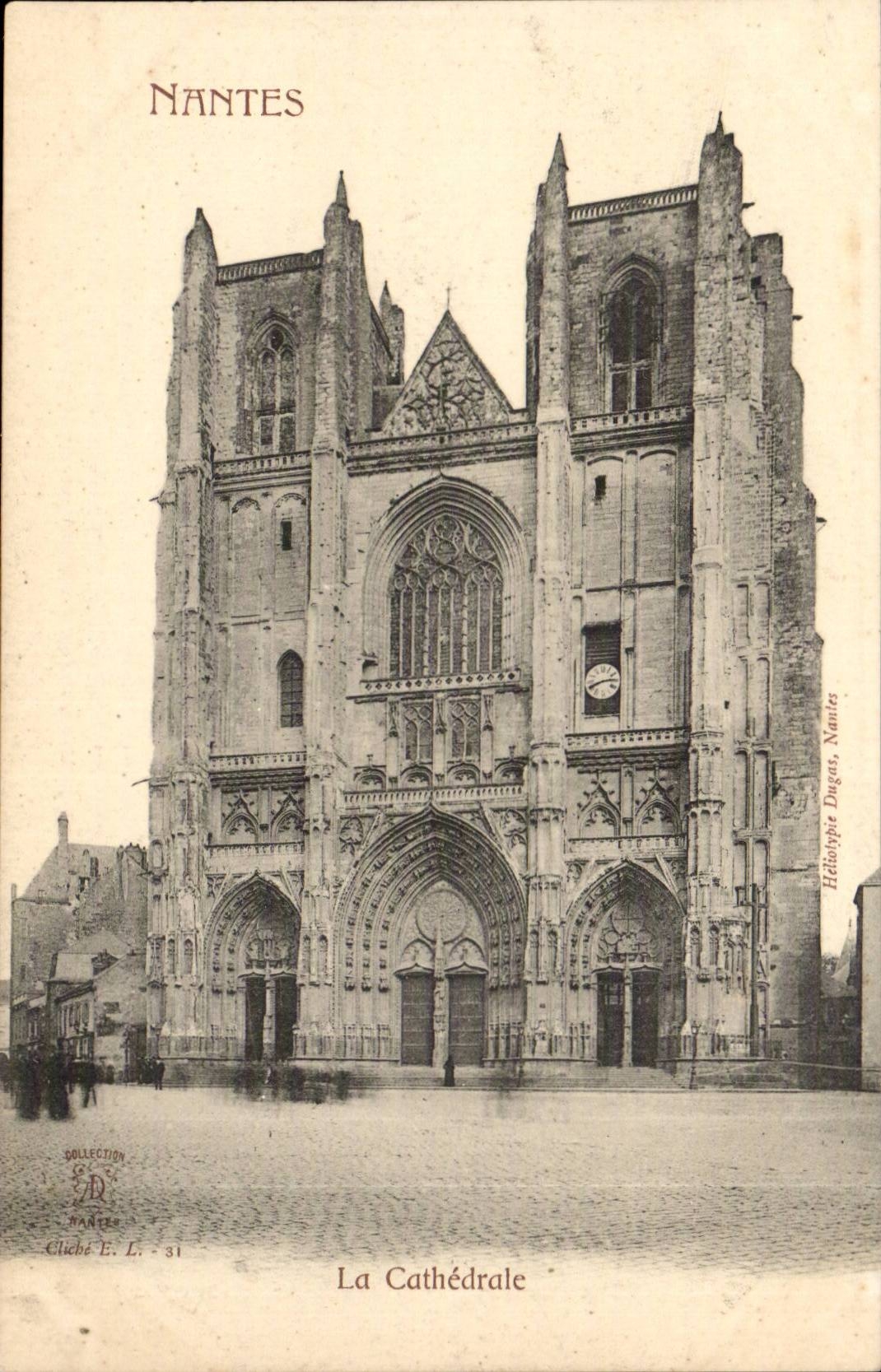 Nantes CPA the cathedral