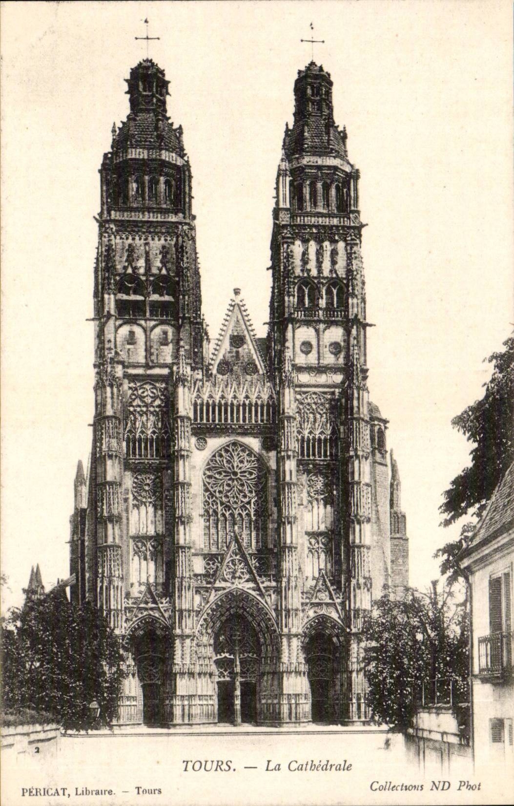 Tours CPA La cathedrale