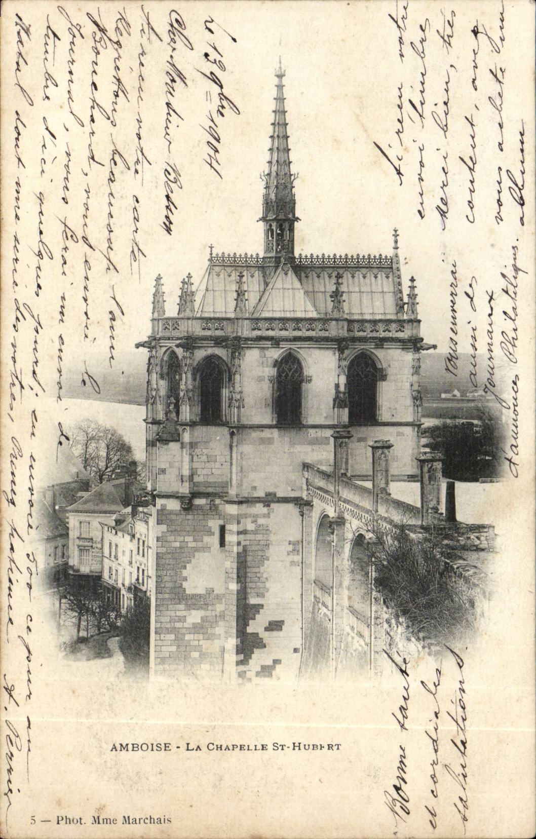 Amboise CPA Chapelle St Hubert