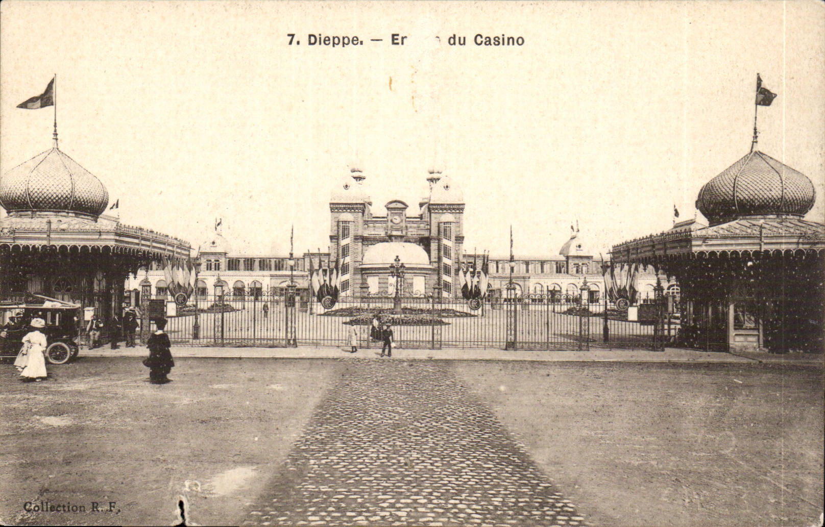 Dieppe CPA Eingang des Kasinos