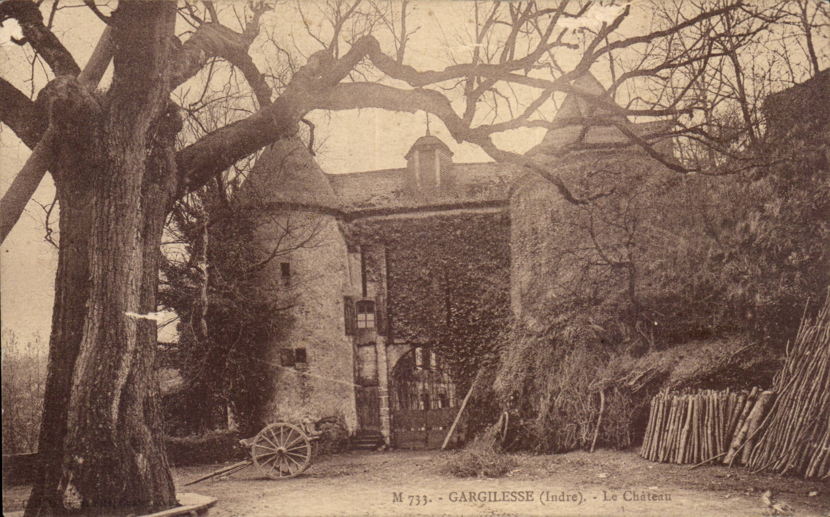 Gargilesse CPA das Schloss