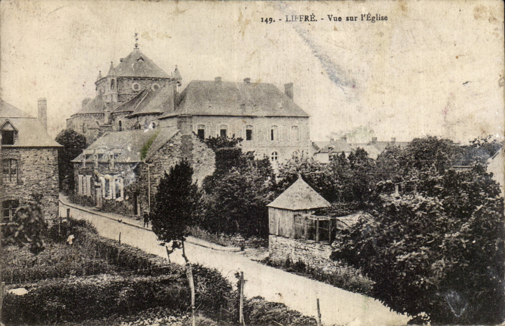CPA Liffre gesehen auf die Kirche