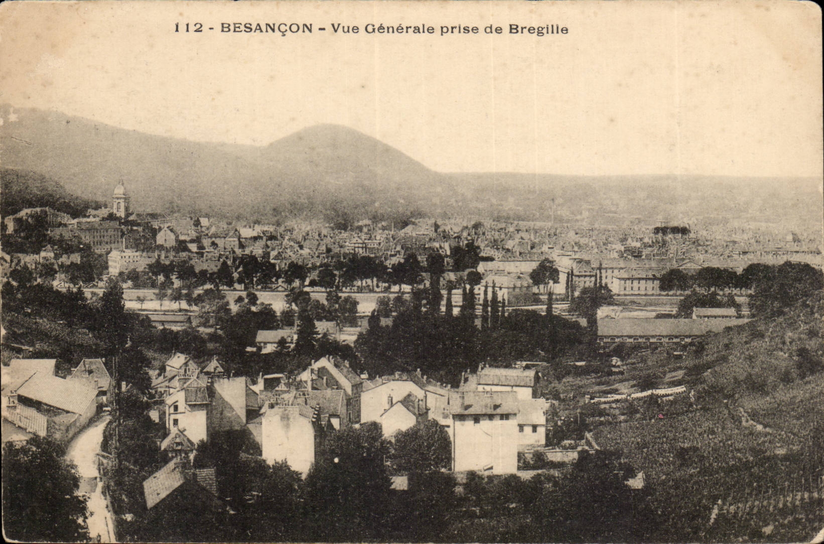 Besancon CPA View taken of Bregille
