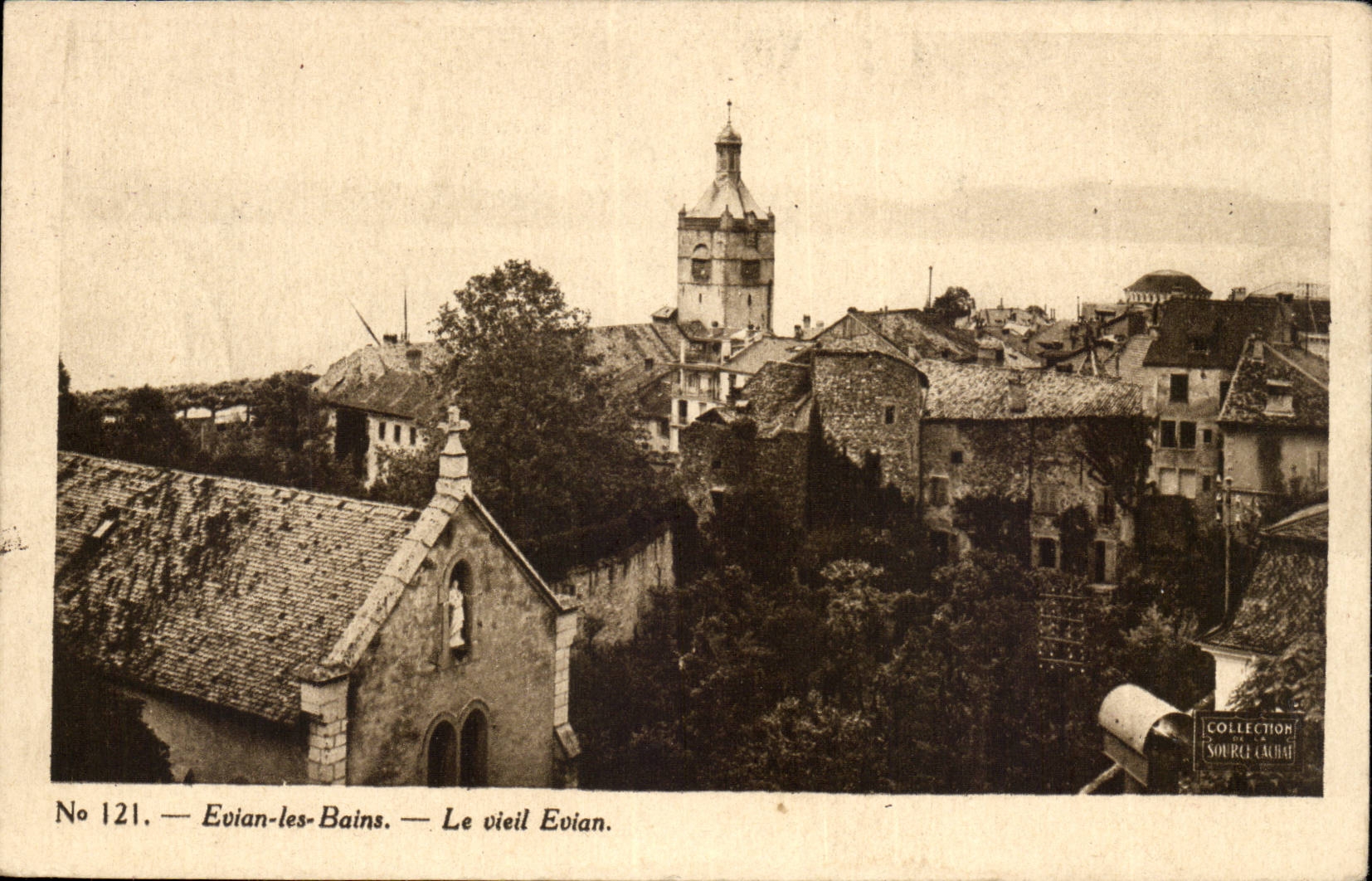 Evian les Bains CPA old Evian