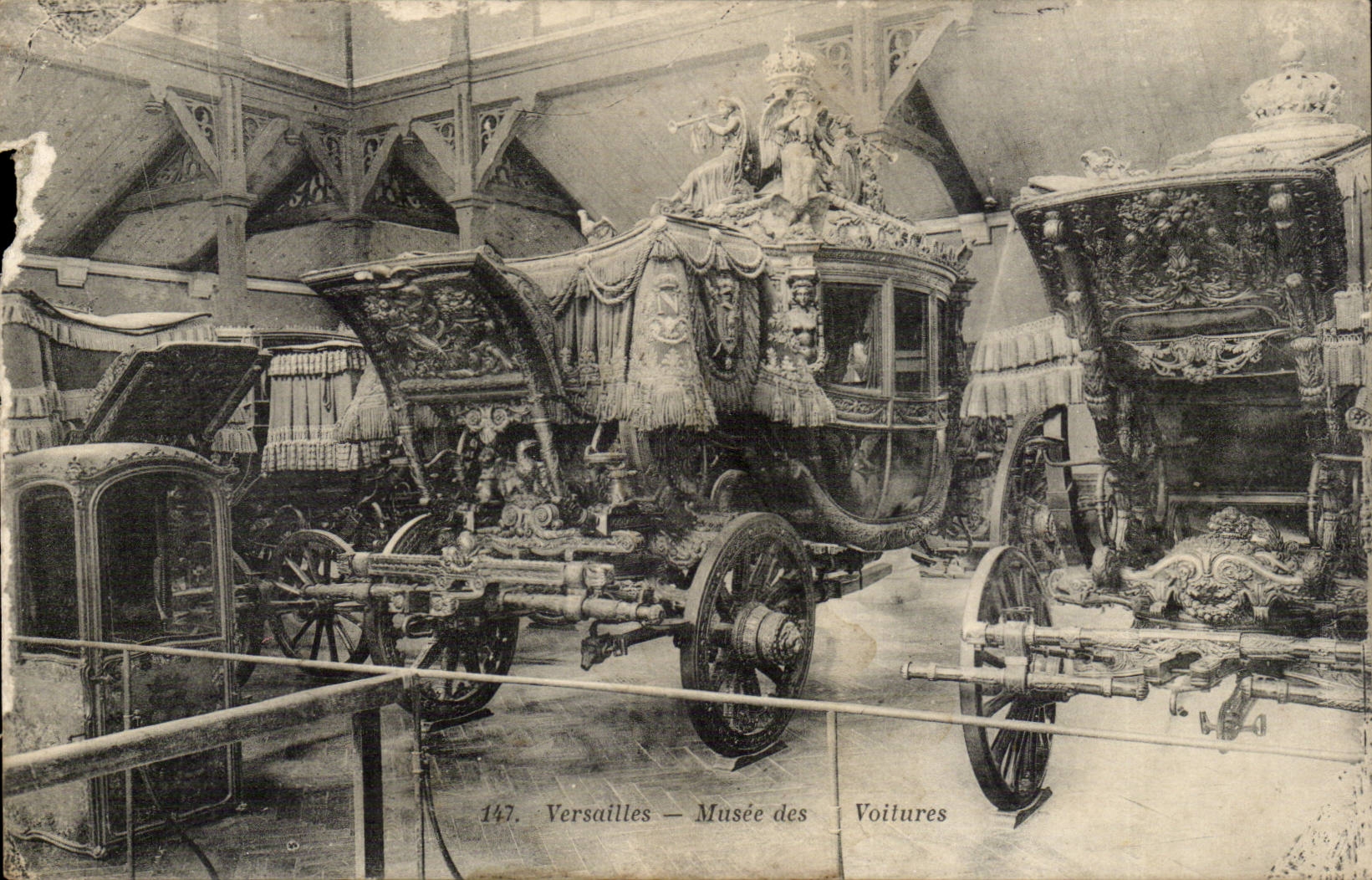 Versailles CPA Museum of the cars