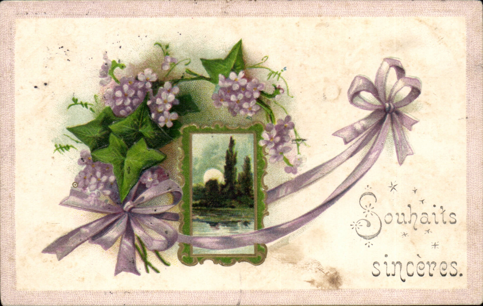 CPA Phantasie-aufrichtige Wunsche (in der Entlastung)