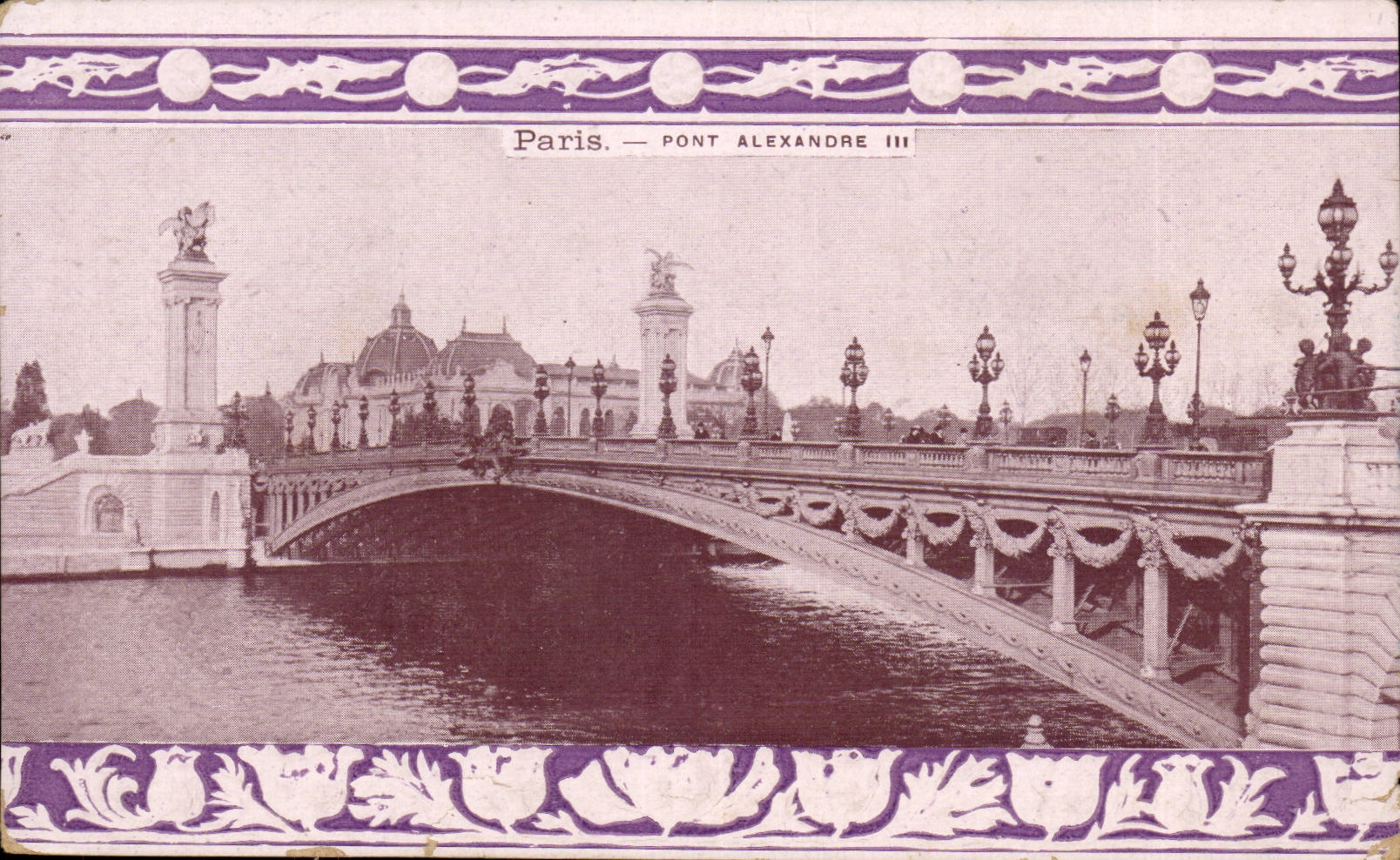 CPA Paris Brucke Alexandre III