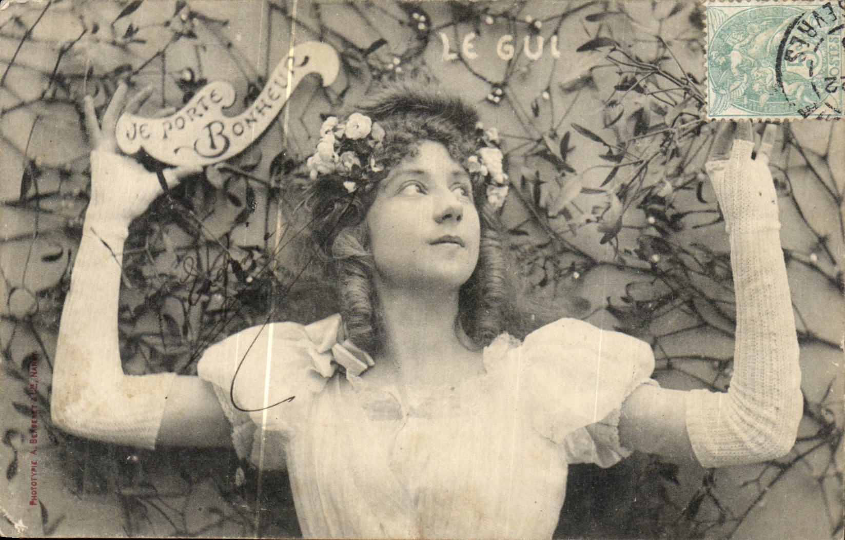 CPA Fantasy Woman I carry happiness the GUI