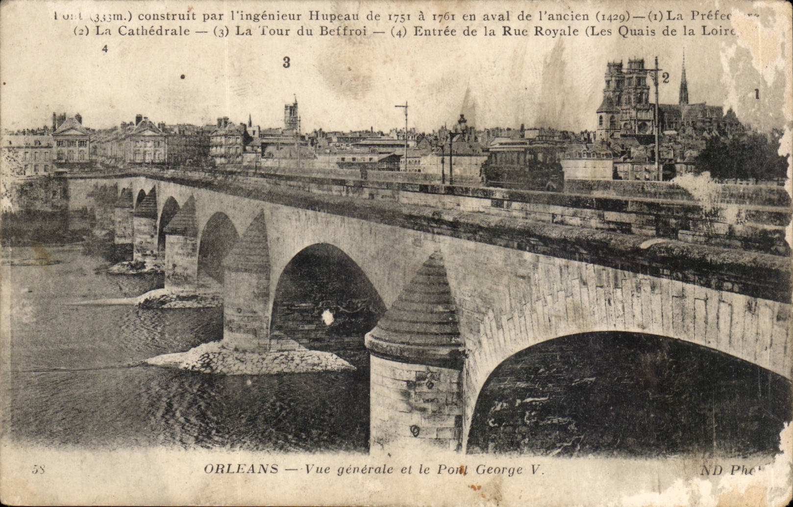 CPA Orleans View and the bridge George V