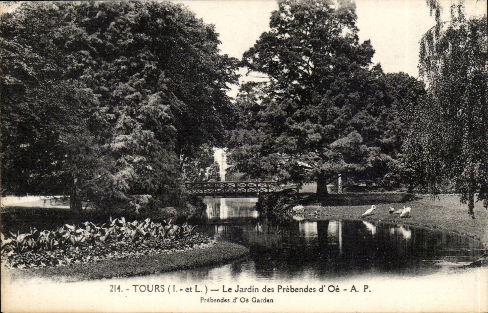 Tours CPA Le jardin des Prebendes d'Oe