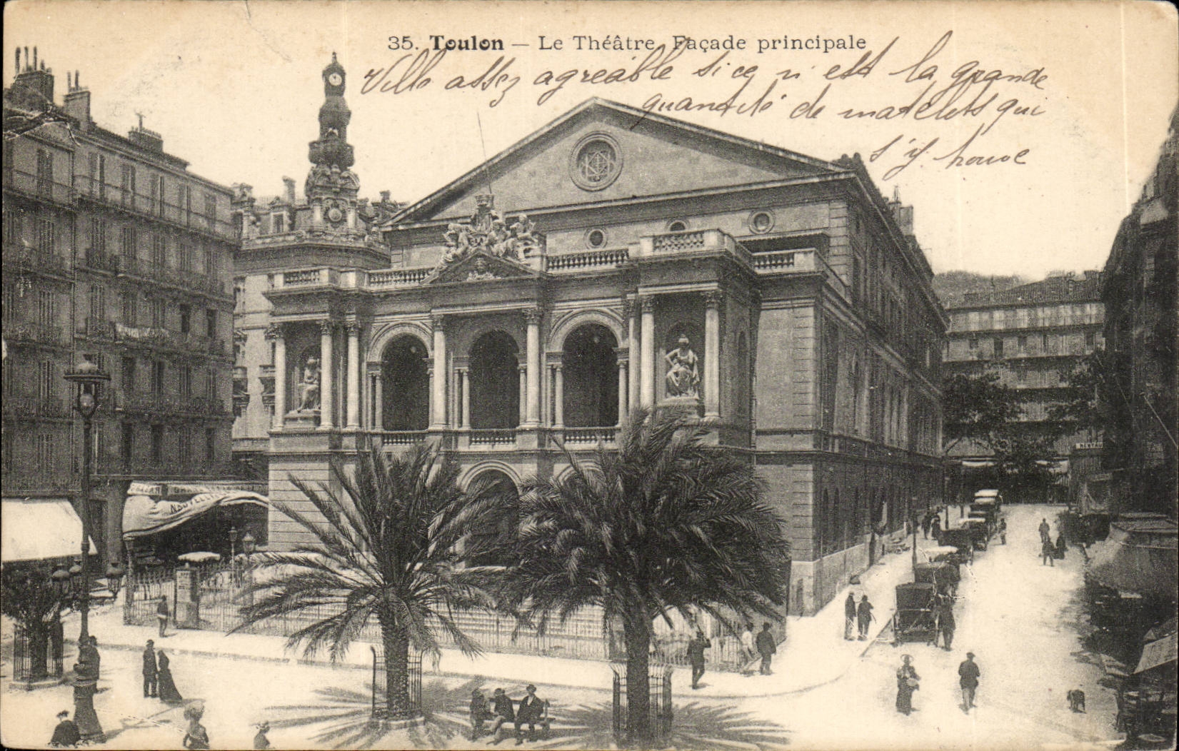 Toulon CPA the theater principal Frontage