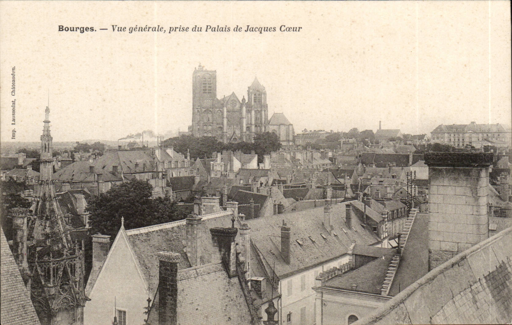 Bourges CPA View taken of the palate Jacques Heart
