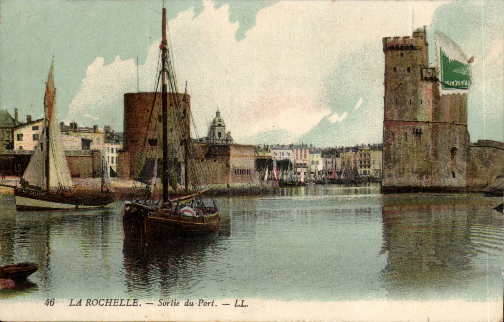 La Rochelle CPA verliess das Port (Boote der Sunde)