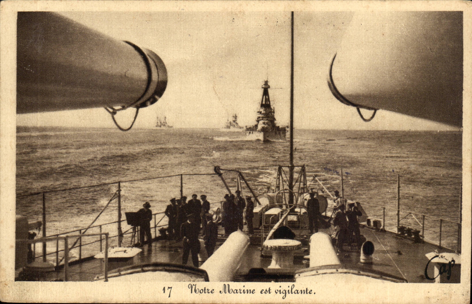 CPA unsere Marine ist aufmerksam (Bootsboot)