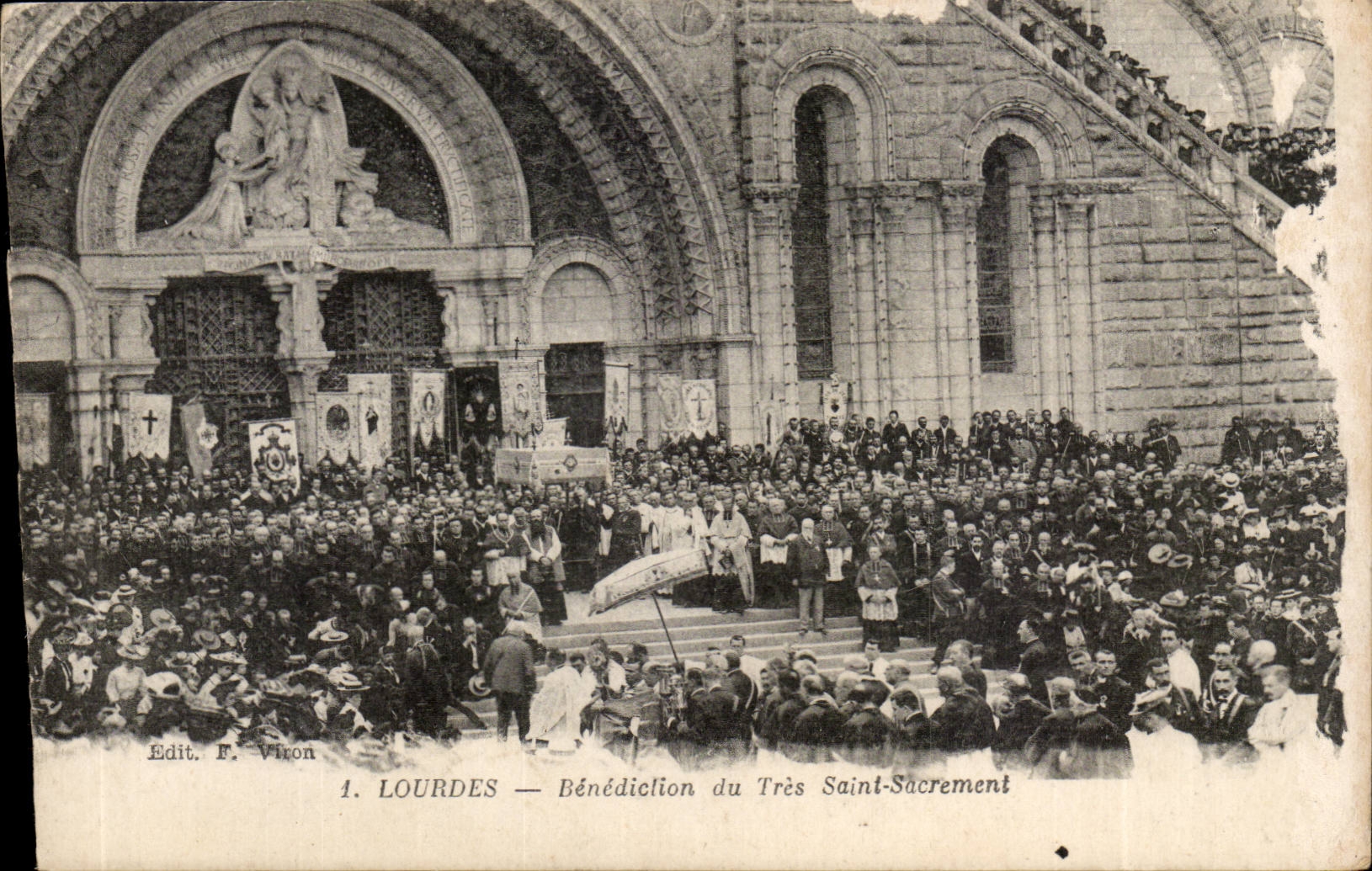 Lourdes CPA Blessing of Very Saint the Sacrament