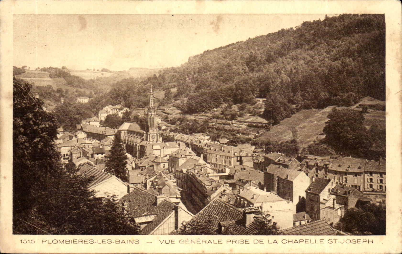 Plombieres les Bains CPA View taken of the vault St Joseph