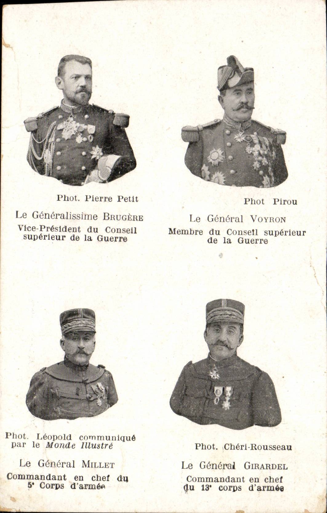 General CPA Militaria Brugere Voyron Girardel Millet