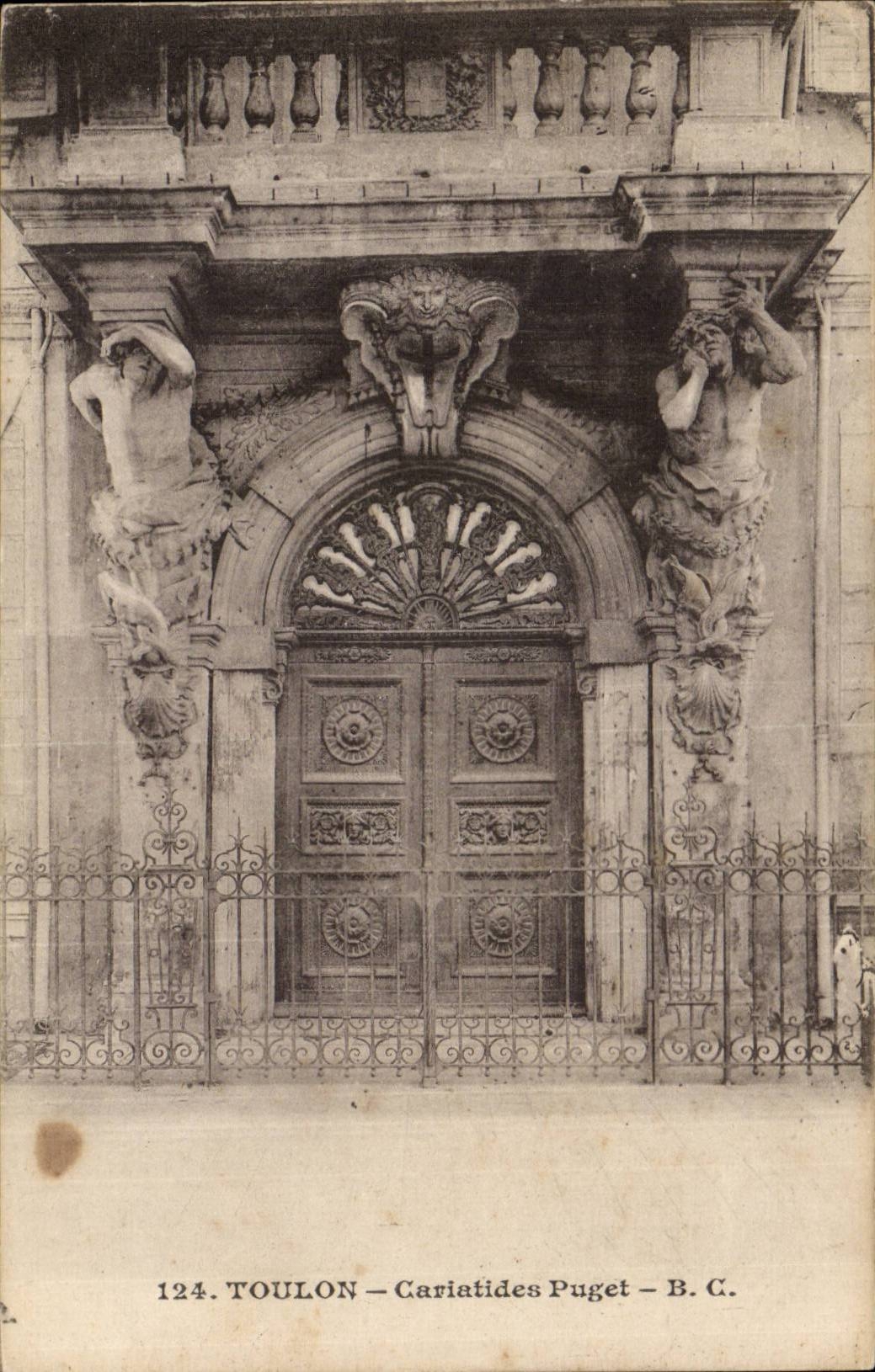 Toulon - Puget Caryatids - CPA
