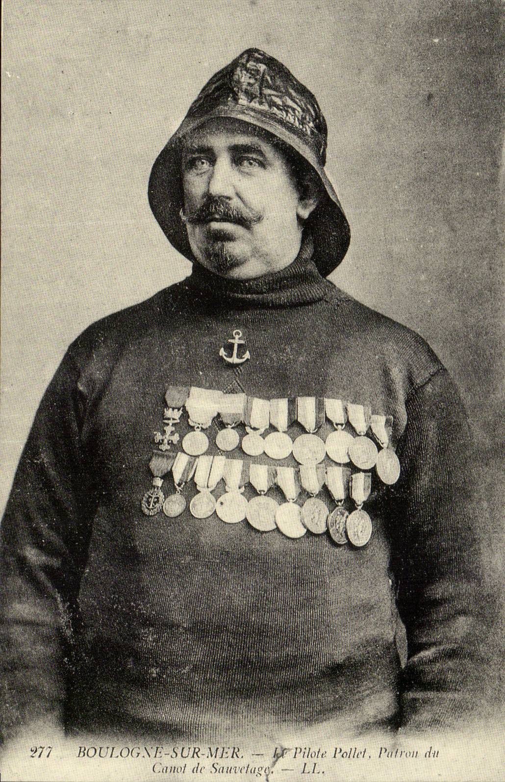 REPRODUCTION - Boulogne known Sea - Polet Pilot - Owner of Canal of Rescue