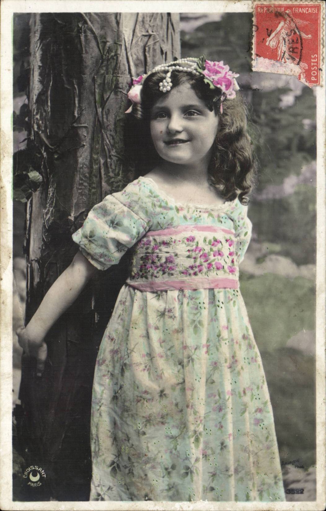 Fantasy - Children - Pretty Girl - CPA