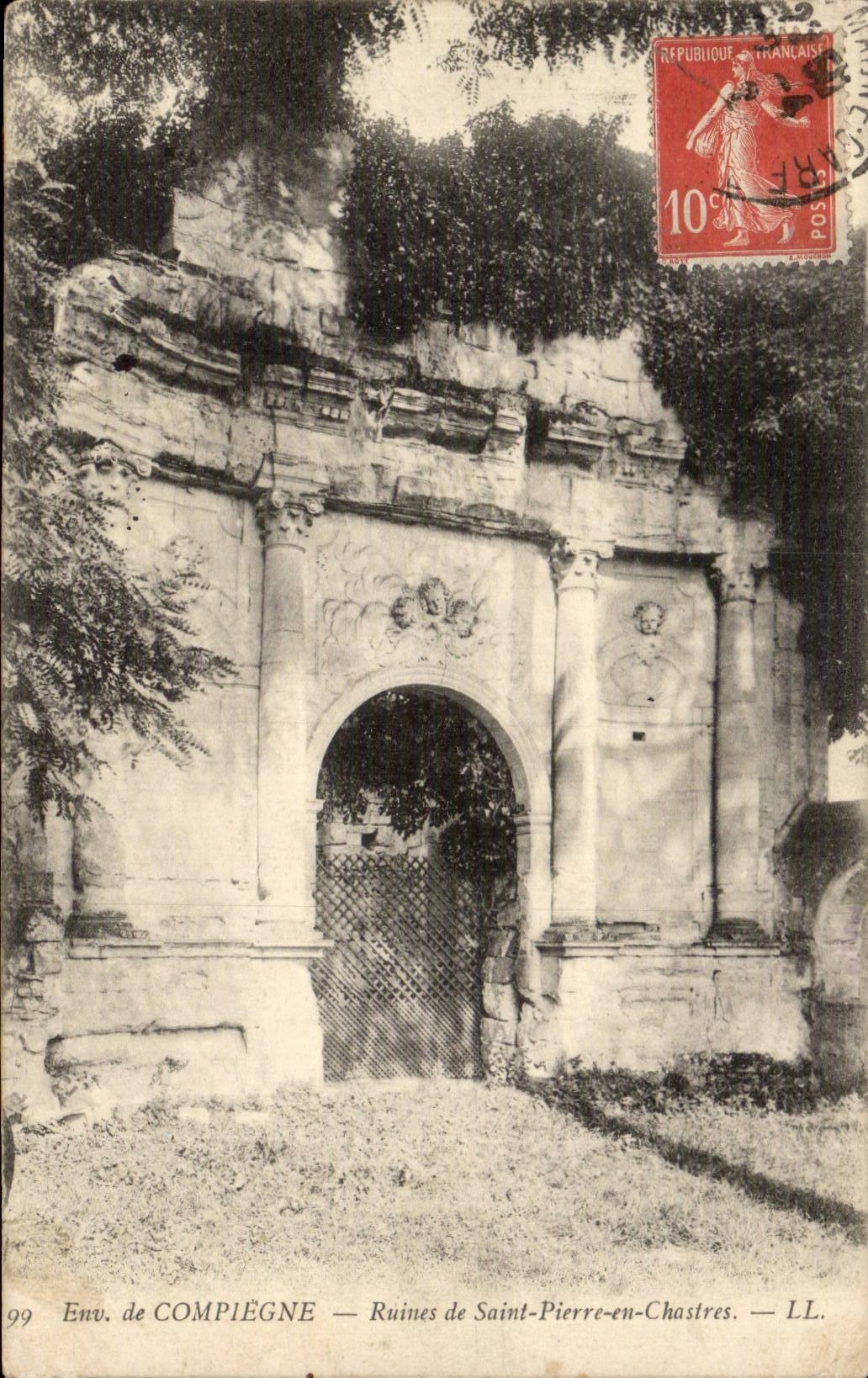 Compiegne - Ruinen von Str Pierre in Chartres - CPA