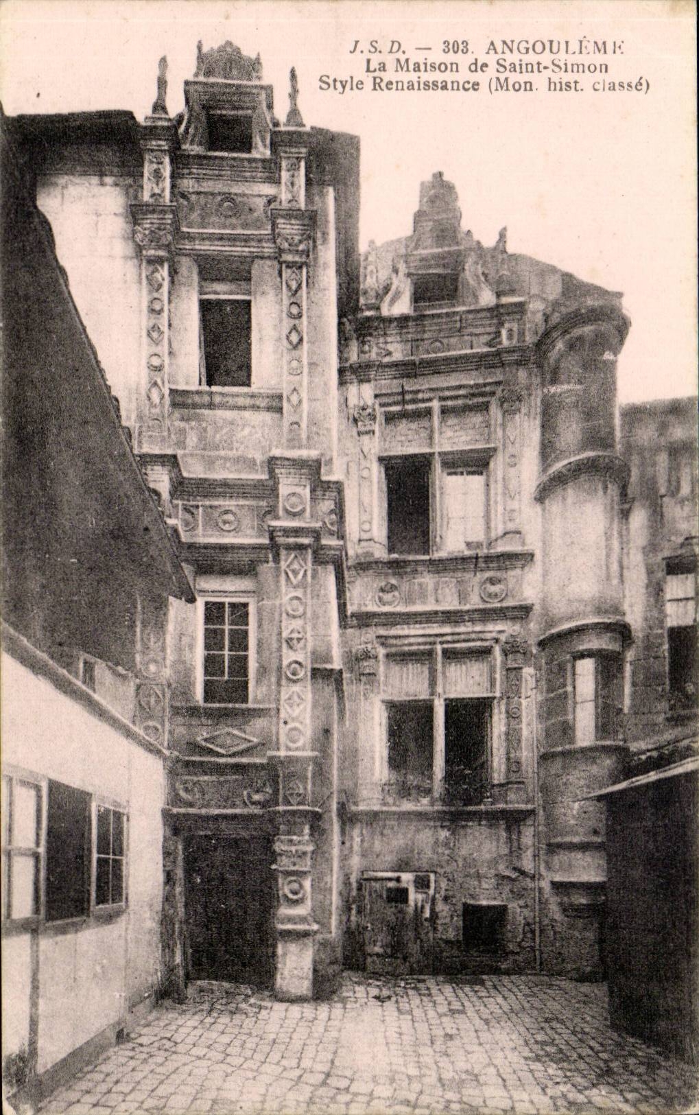 Angouleme - La Maison de Saint Simon - Style Renaissance - CPA