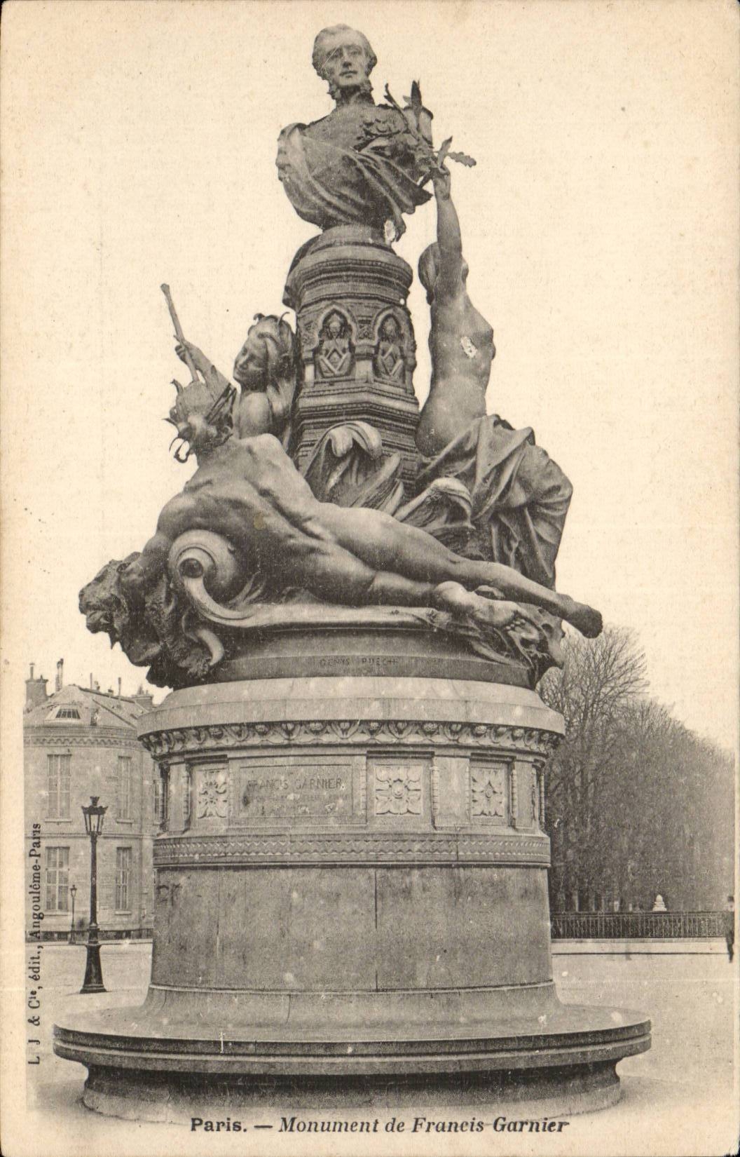 Paris 12 - Monument of Francis Garnier - CPA