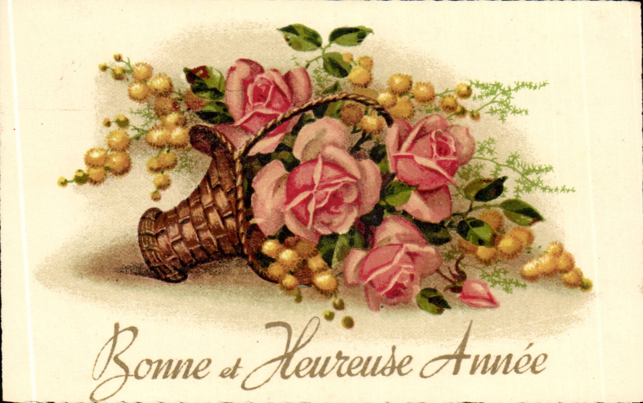 CPA Fantaise Flowers (chart small size)