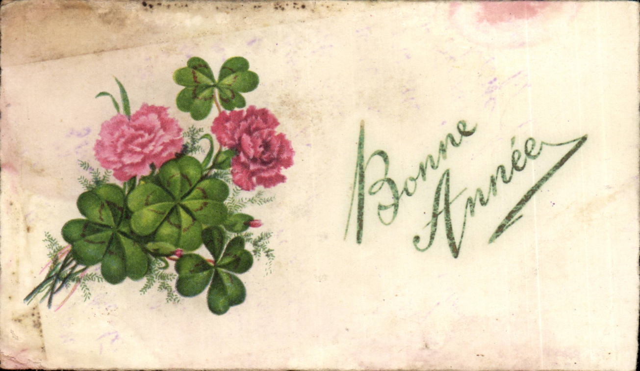 CPA Fantaise Happy New Year (chart small size)