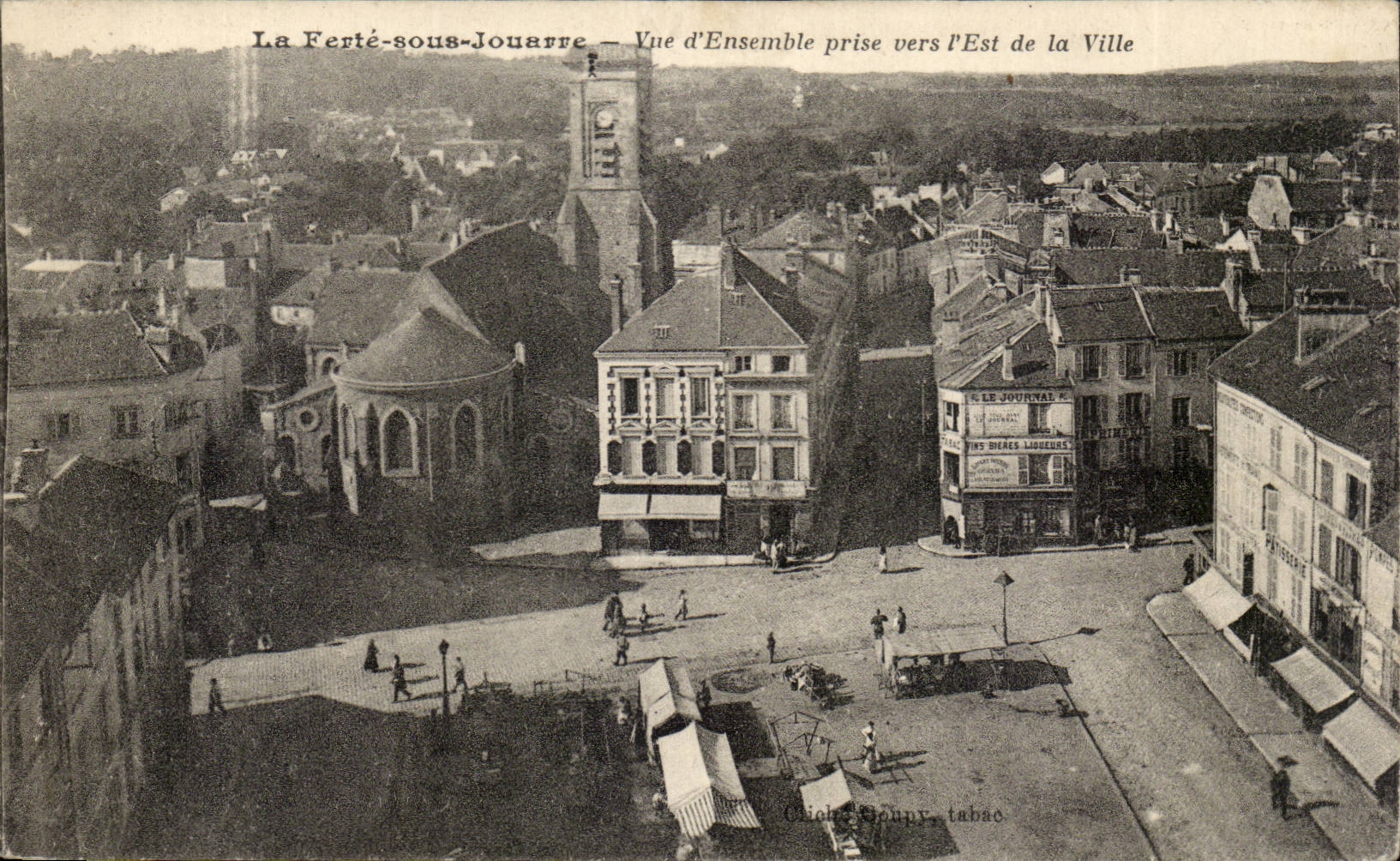 Ferte under Jouarre CPA Overall picture catch towards the east of the city