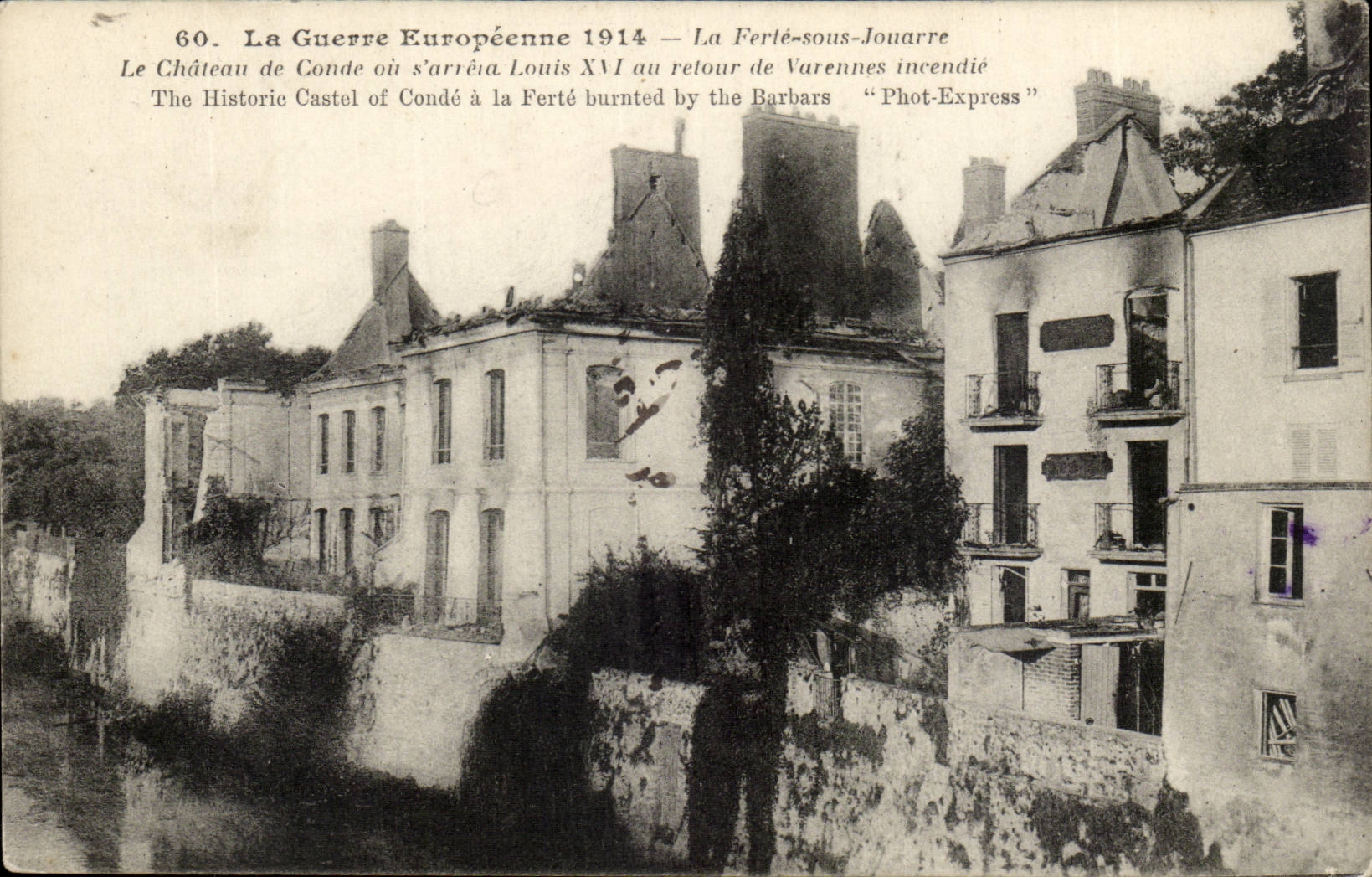 Ferte under Jouarre CPA the European war the castle or Cop stopped Louis XVI